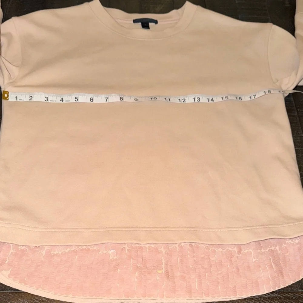 J. Crew Women's Blush Bling Sweatshirt